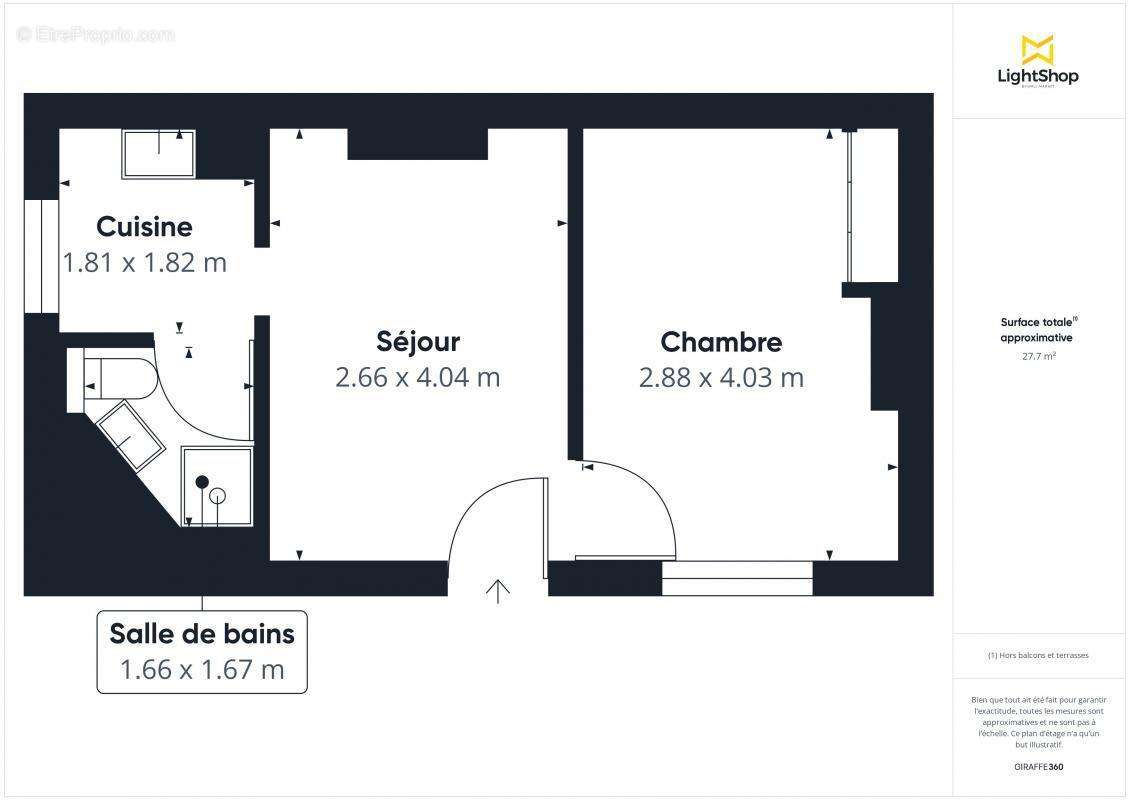 Appartement à PARIS-18E