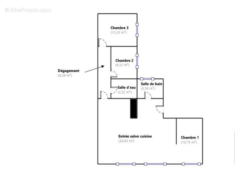 Appartement à PARIS-16E