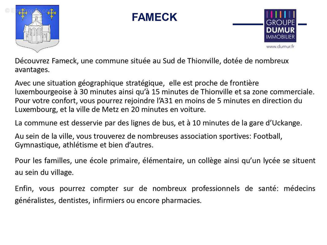 Maison à FAMECK