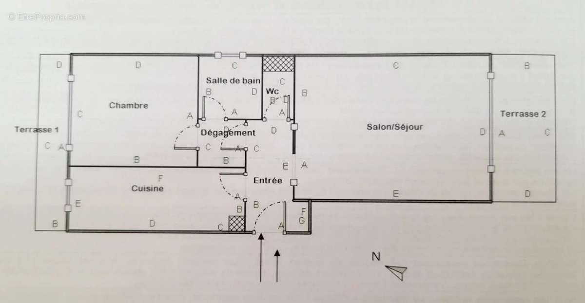 Appartement à LE CANNET