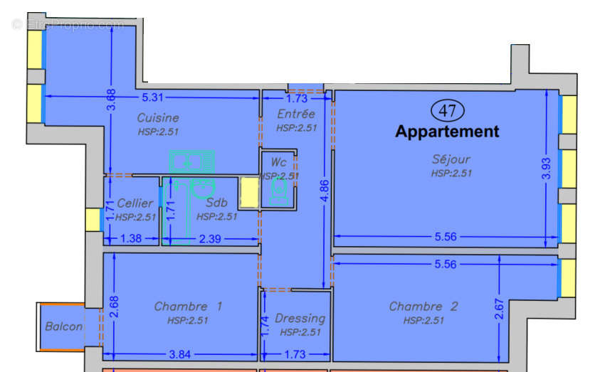 Appartement à REIMS