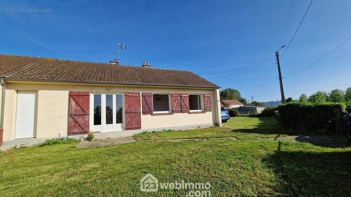 Maison d&#039;habitation de plain-pied - Maison à MONS-EN-LAONNOIS