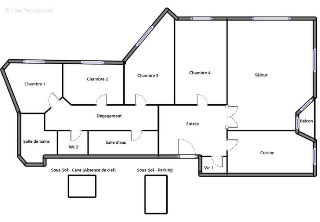 Appartement à LEVALLOIS-PERRET