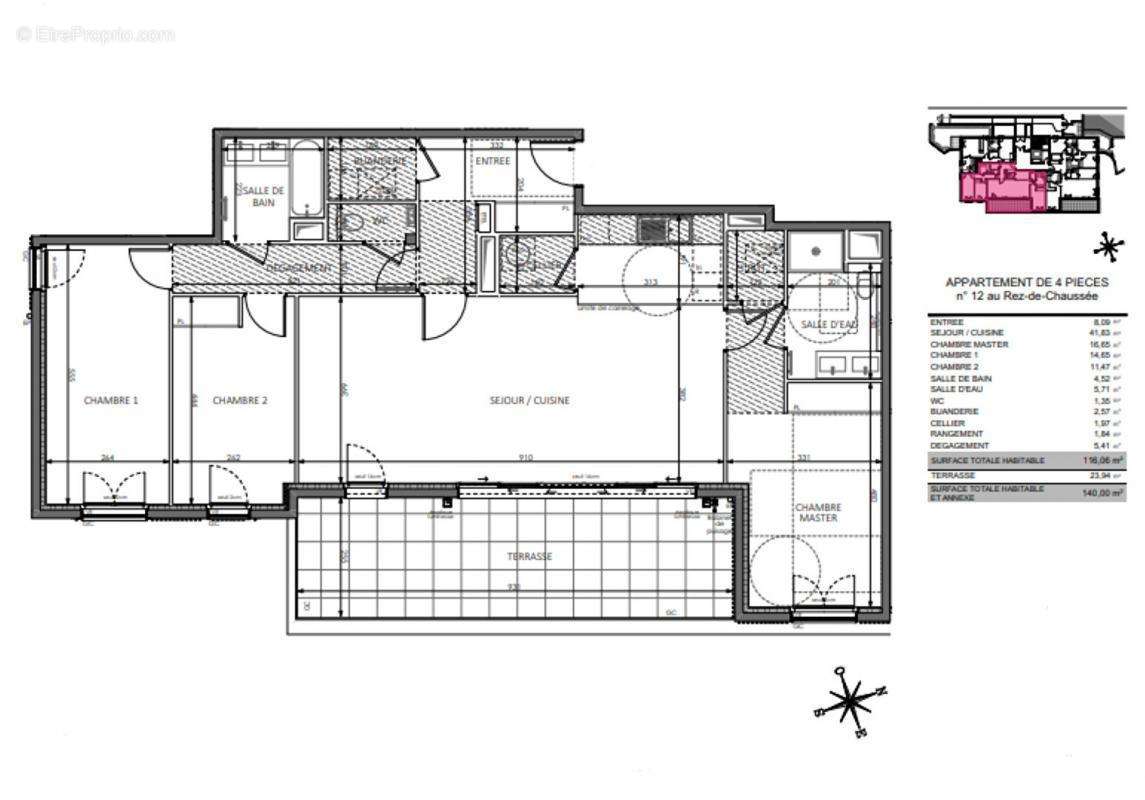 Appartement à BEAUSOLEIL