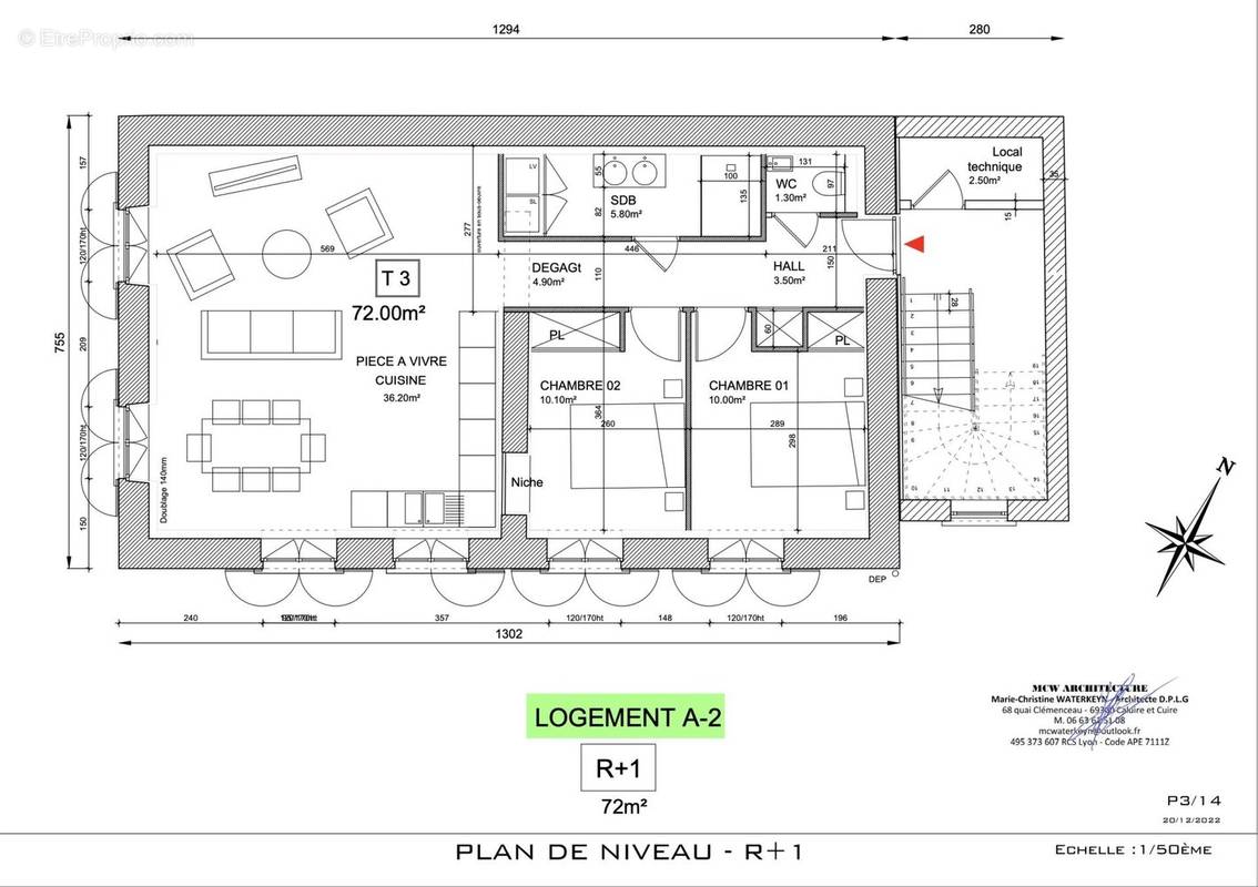 Appartement à FRANCHEVILLE