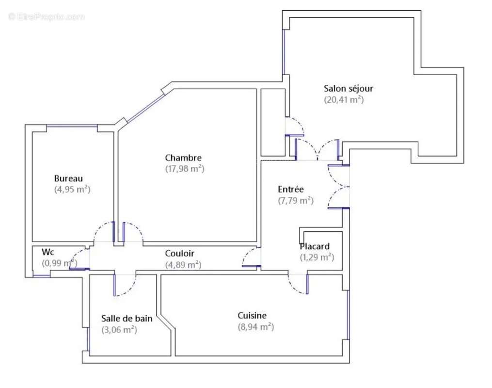 Appartement à PARIS-20E