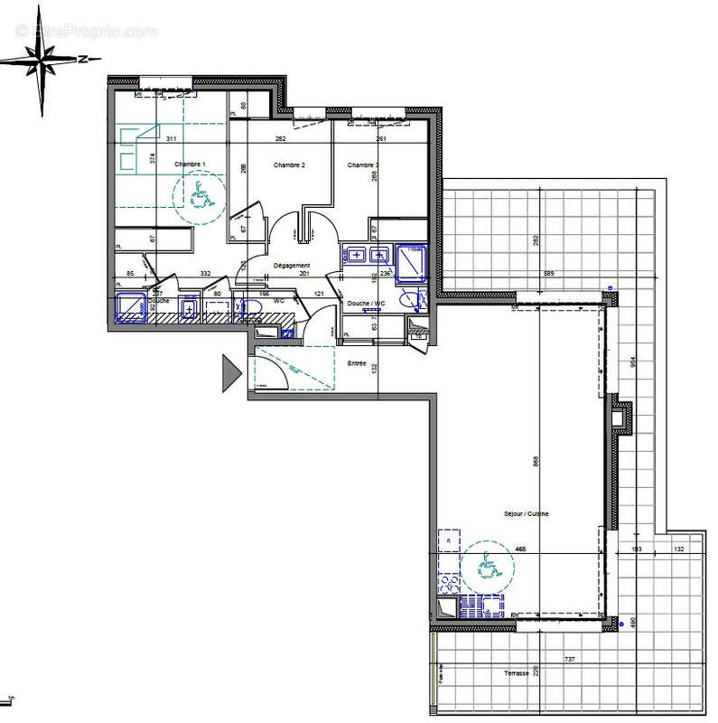 Appartement à THONON-LES-BAINS