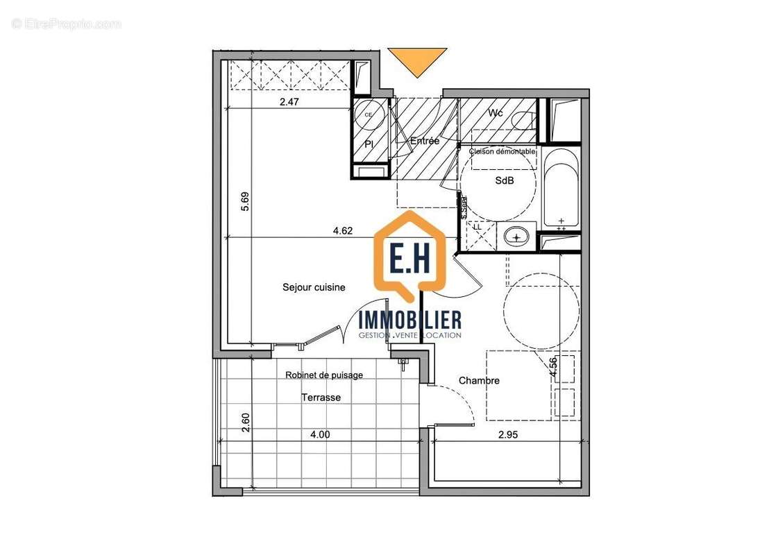 Appartement à LA CRAU