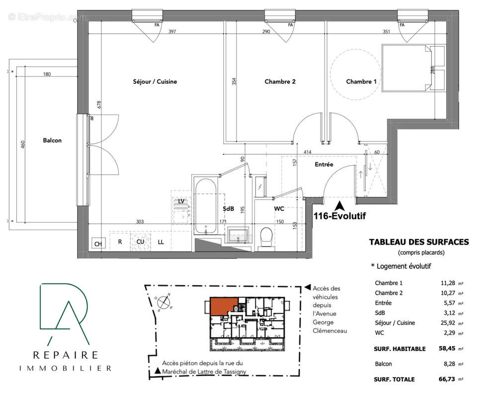 Appartement à CLUSES