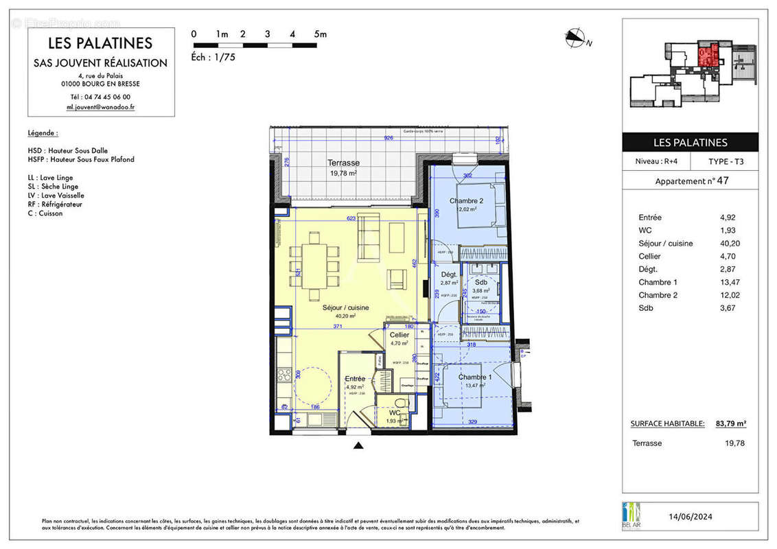 Appartement à BOURG-EN-BRESSE