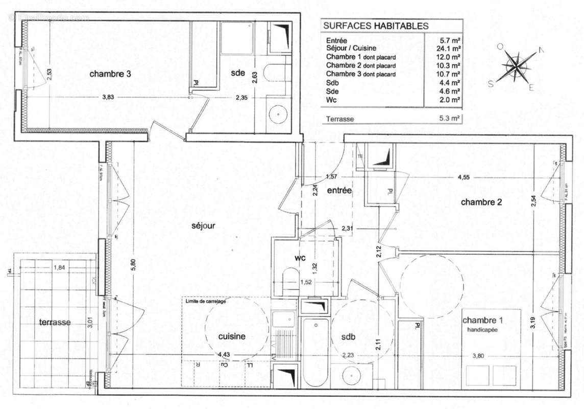 Appartement à VELIZY-VILLACOUBLAY