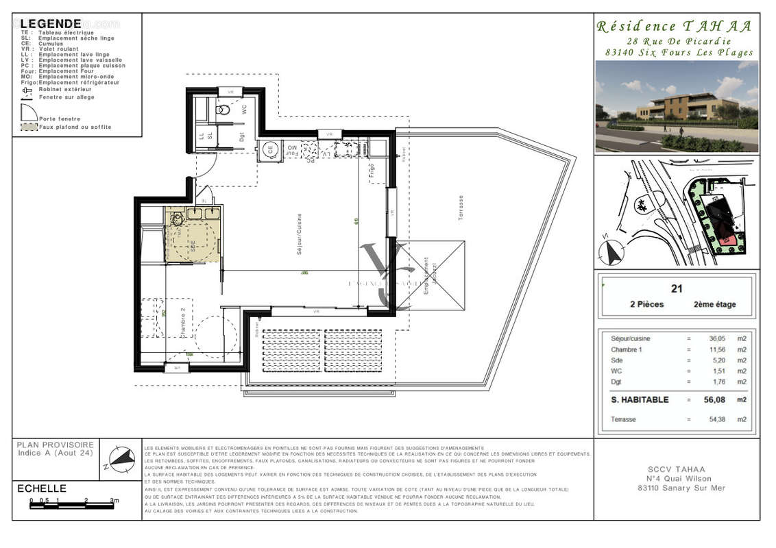 Appartement à SIX-FOURS-LES-PLAGES