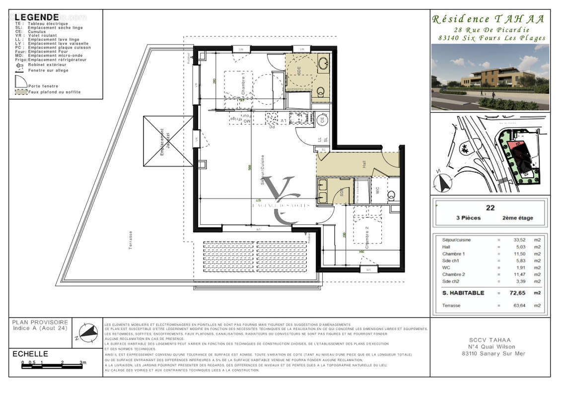 Appartement à SIX-FOURS-LES-PLAGES