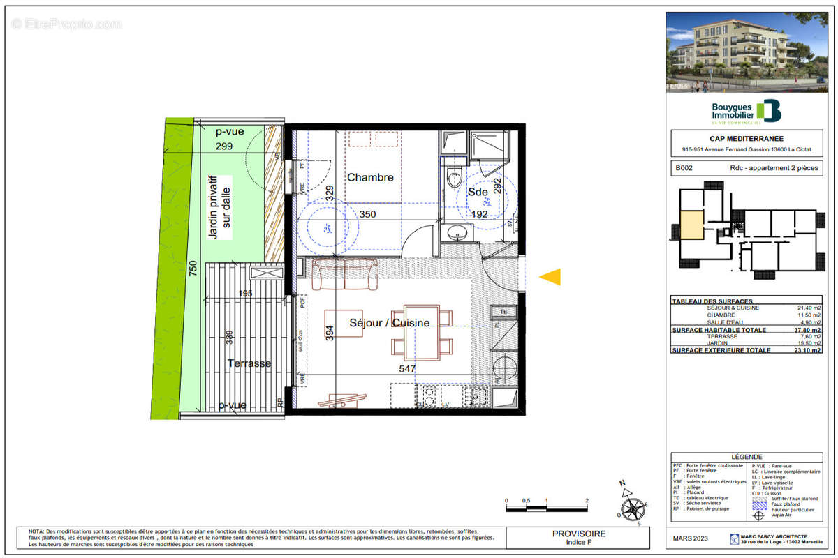 Appartement à LA CIOTAT