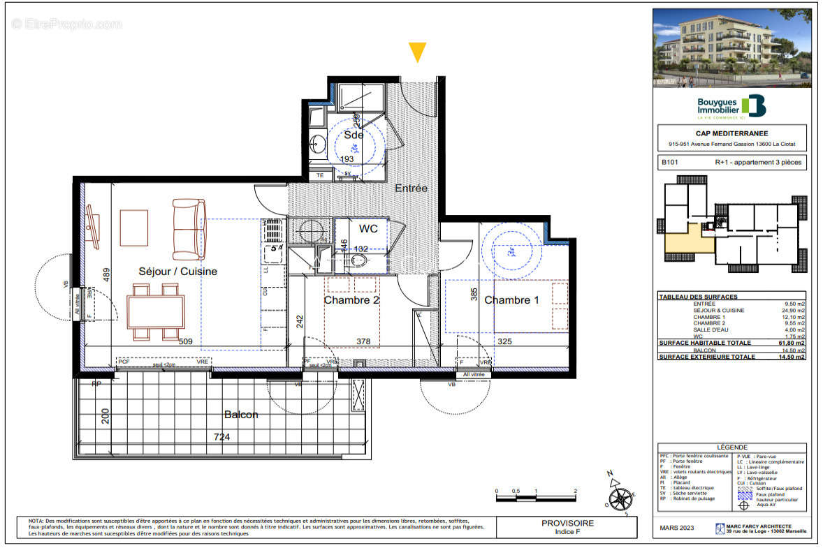 Appartement à LA CIOTAT