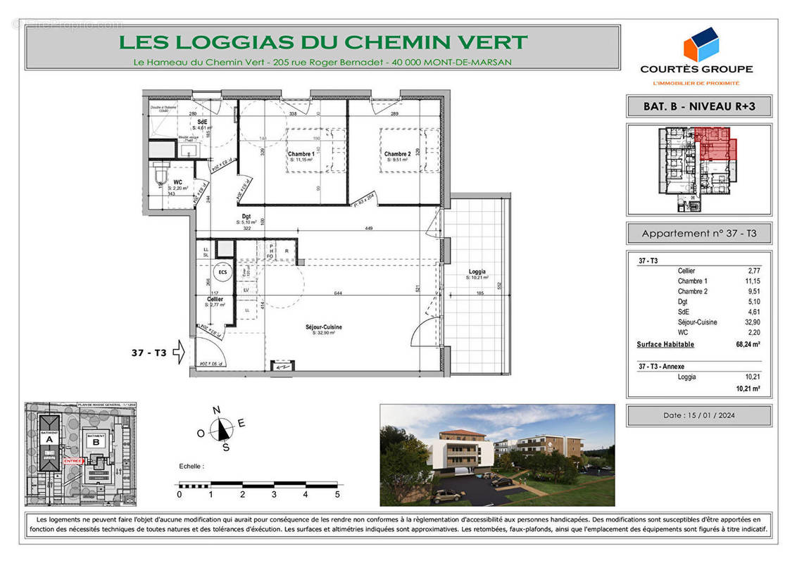 Appartement à MONT-DE-MARSAN