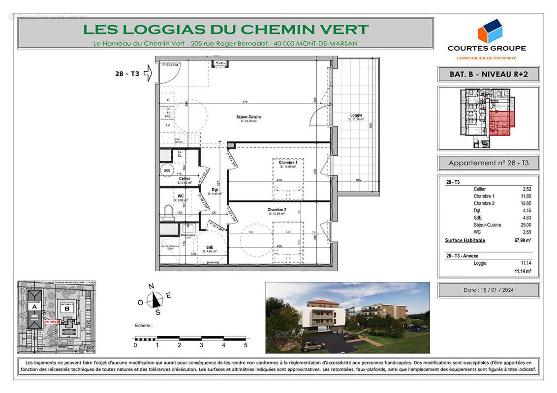 Appartement à MONT-DE-MARSAN