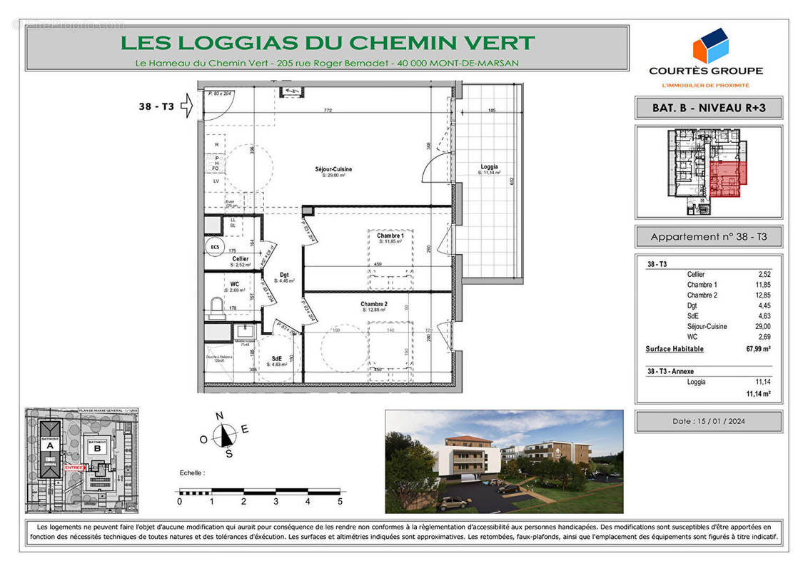 Appartement à MONT-DE-MARSAN