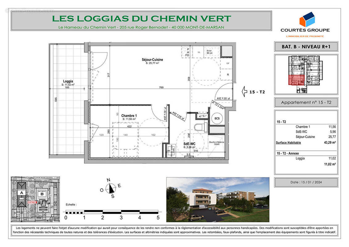 Appartement à MONT-DE-MARSAN