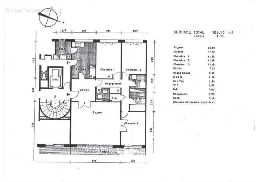 Appartement à TOURS