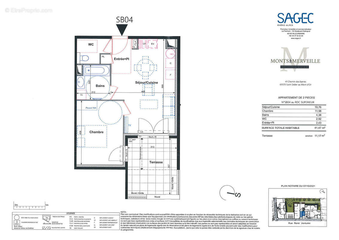 Appartement à SAINT-DIDIER-AU-MONT-D&#039;OR