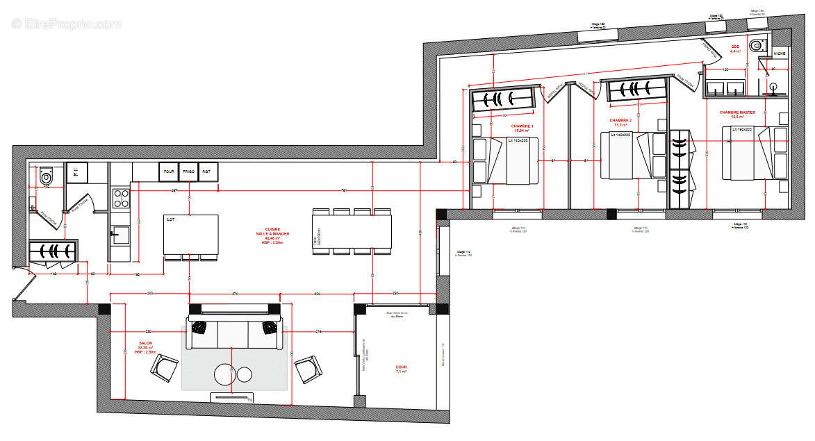 Appartement à BAGNERES-DE-BIGORRE