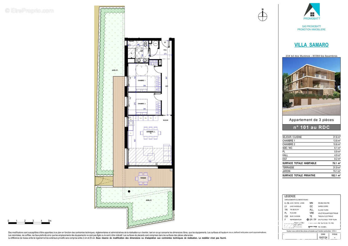 Appartement à LES ISSAMBRES