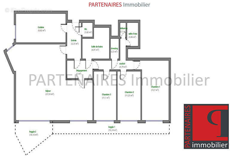 Appartement à LE CHESNAY