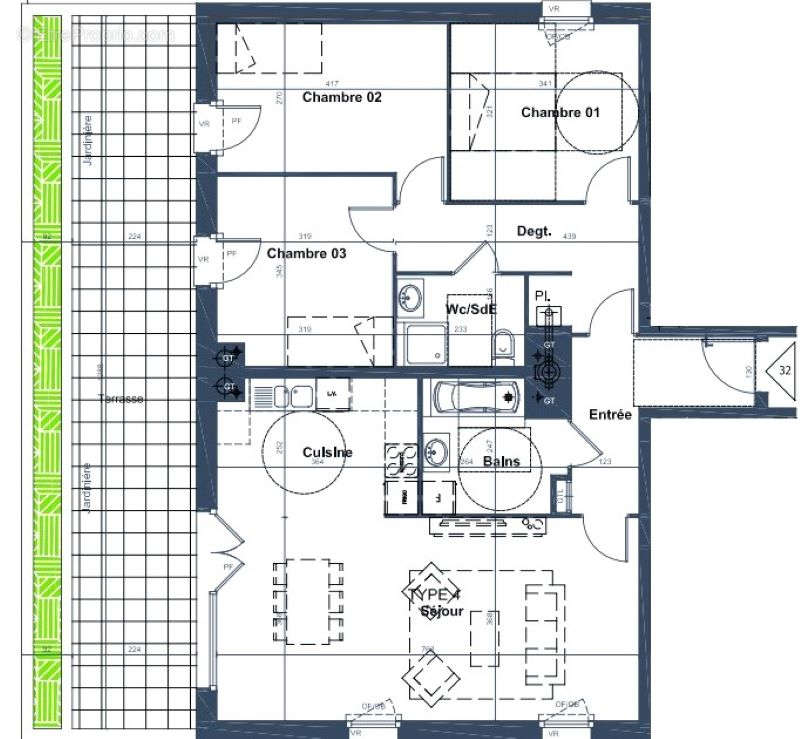 Appartement à MARQUETTE-LEZ-LILLE