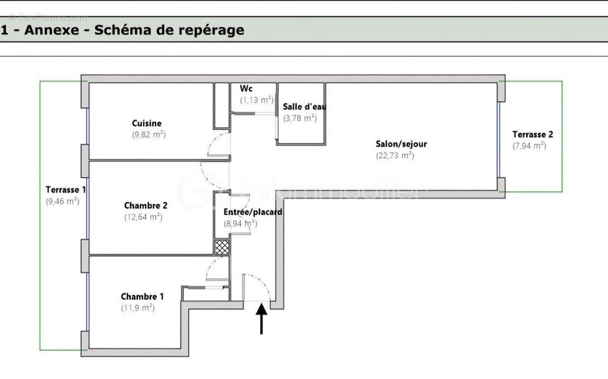 Appartement à LE CANNET