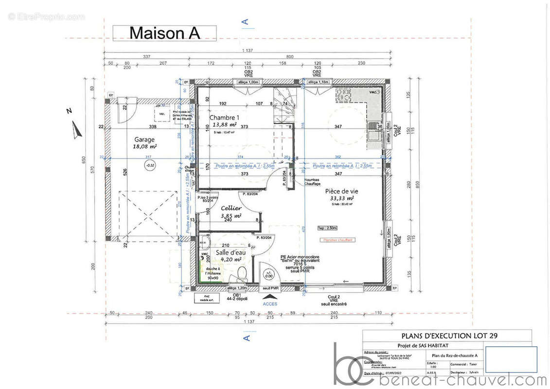 Maison à LE TOUR-DU-PARC