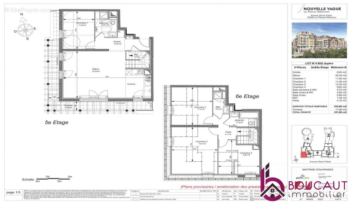 Appartement à LE PLESSIS-ROBINSON