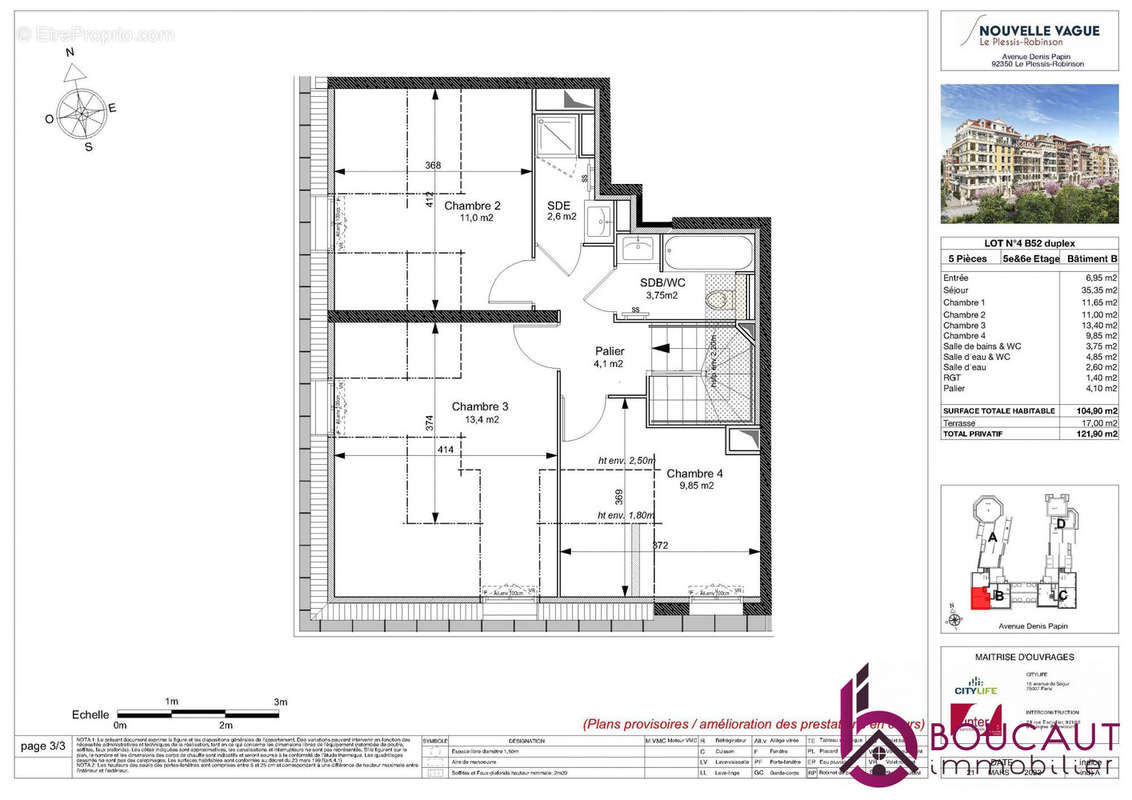 Appartement à LE PLESSIS-ROBINSON