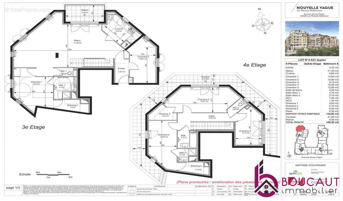 Appartement à LE PLESSIS-ROBINSON