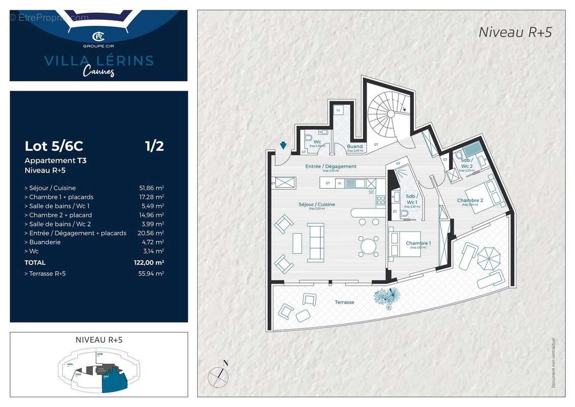 Appartement à CANNES