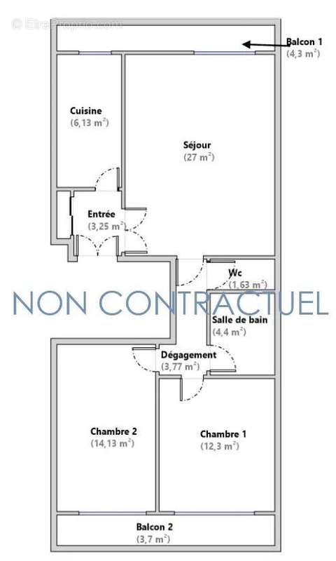 Appartement à BOULOGNE-BILLANCOURT