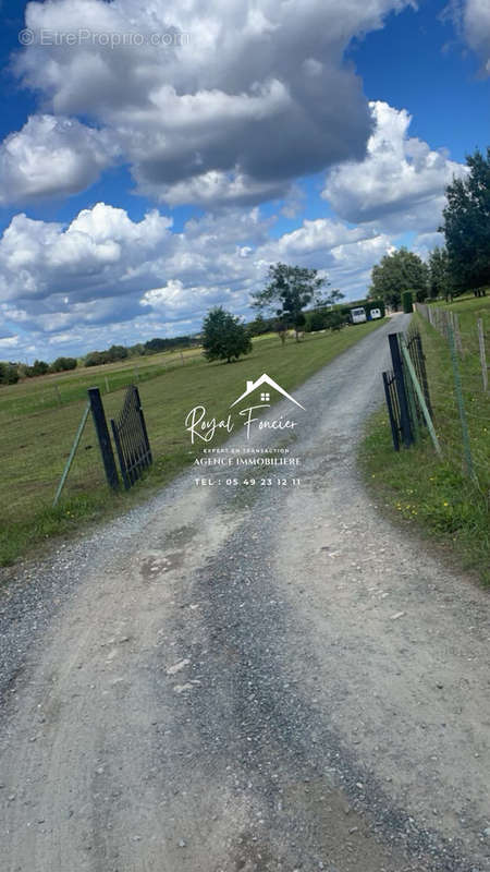 Entrée avec premiére partie du terrain - Maison à LA CHAPELLE-SUR-LOIRE