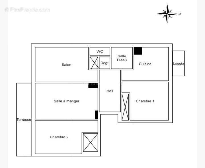 Appartement à LE CANNET