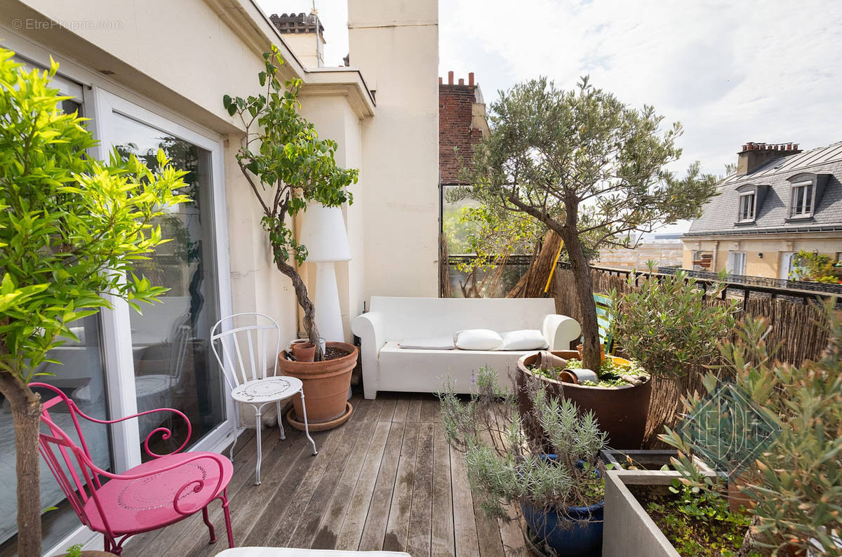 Terrasse - Appartement à PARIS-15E