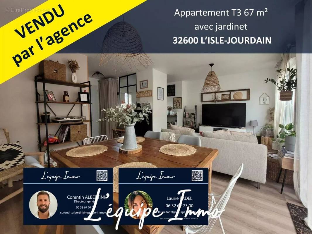 Appartement à L&#039;ISLE-JOURDAIN