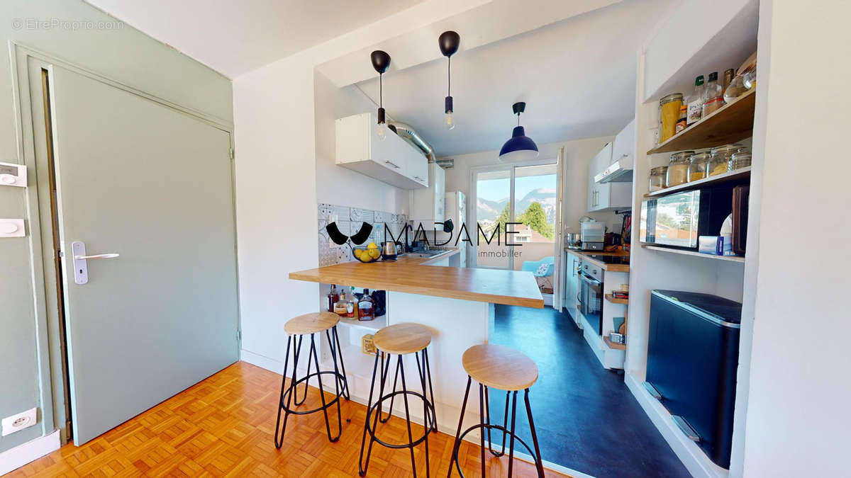 cuisine américaine  #grenoble #estimation #avendre #T4 - Appartement à GRENOBLE