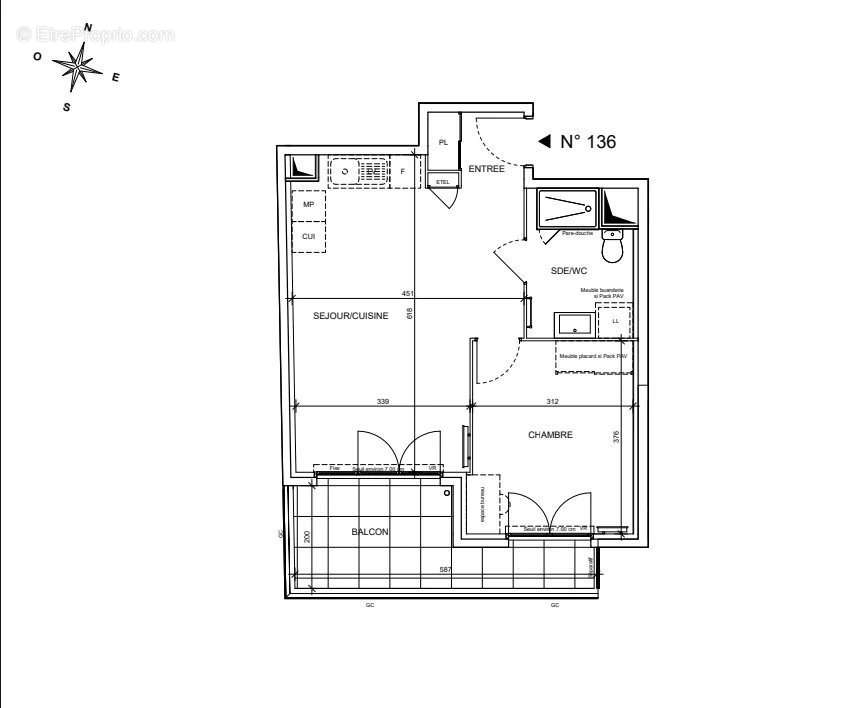 Appartement à SAINT-LAURENT-DU-VAR