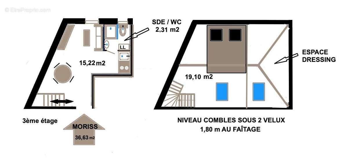 Appartement à PARIS-9E