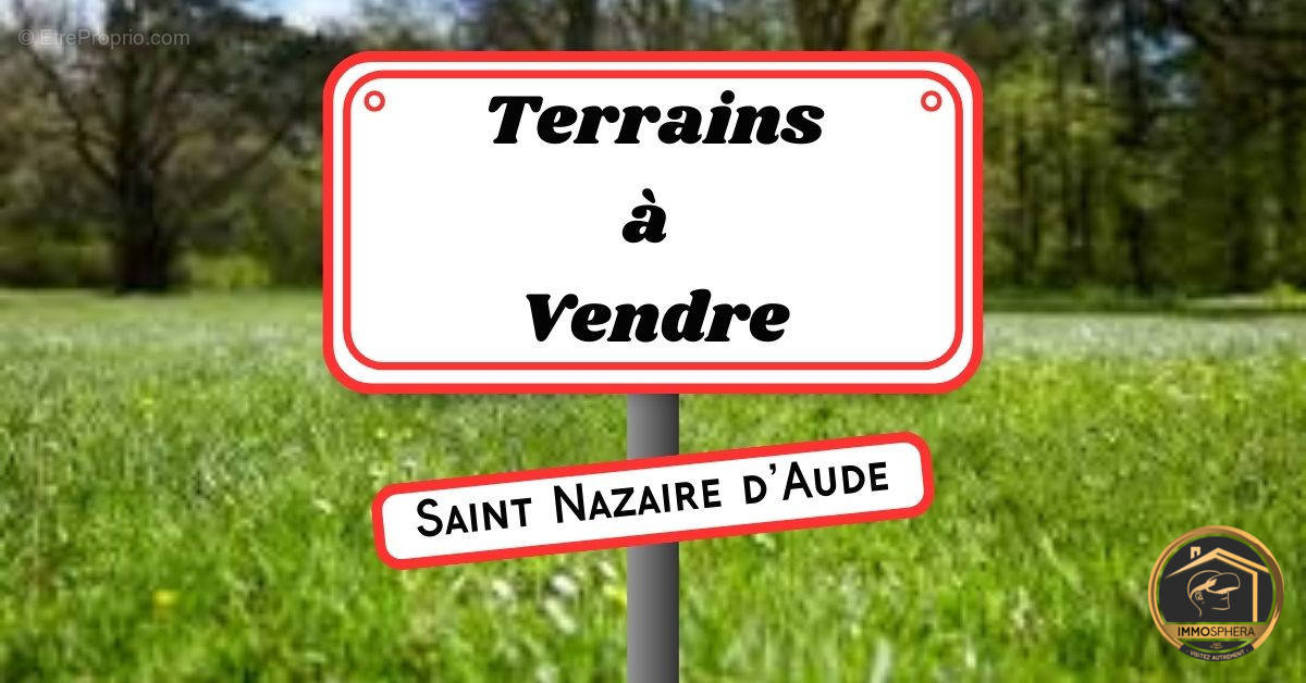 Terrain à SAINT-NAZAIRE-D&#039;AUDE