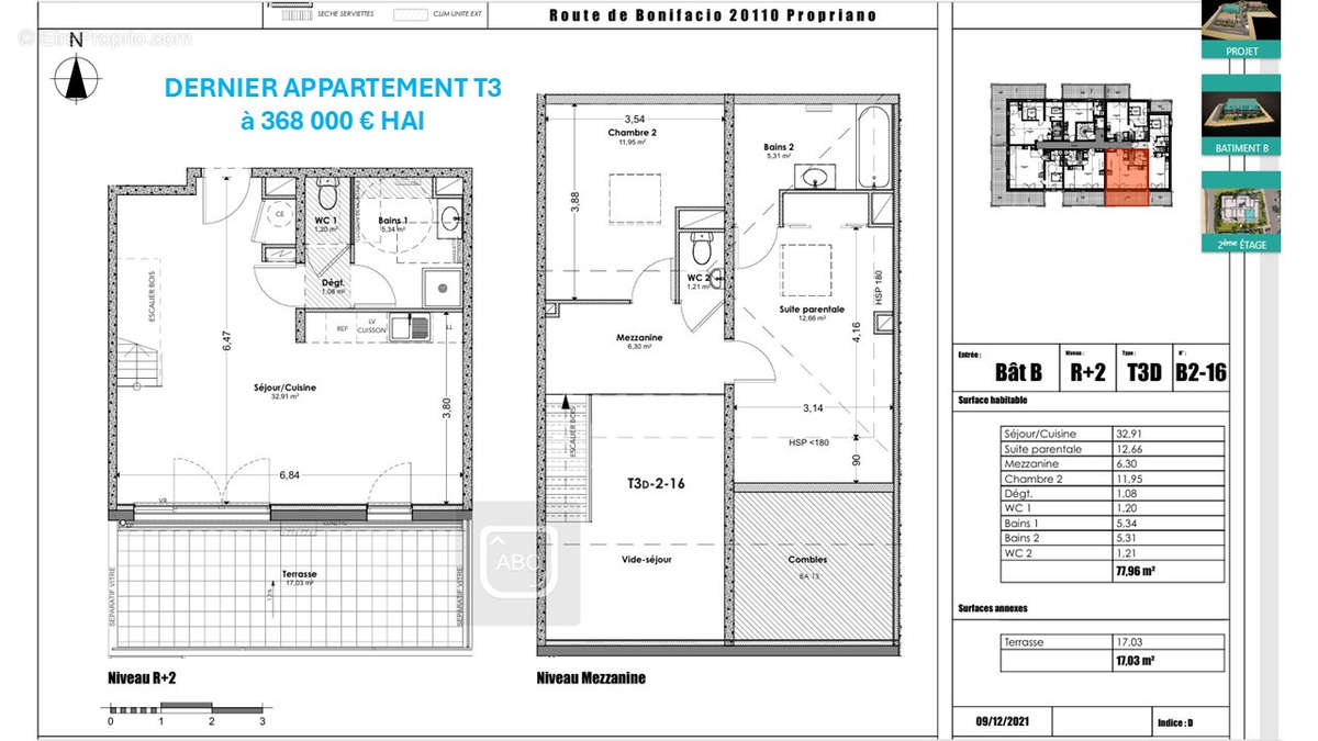 Appartement à PROPRIANO