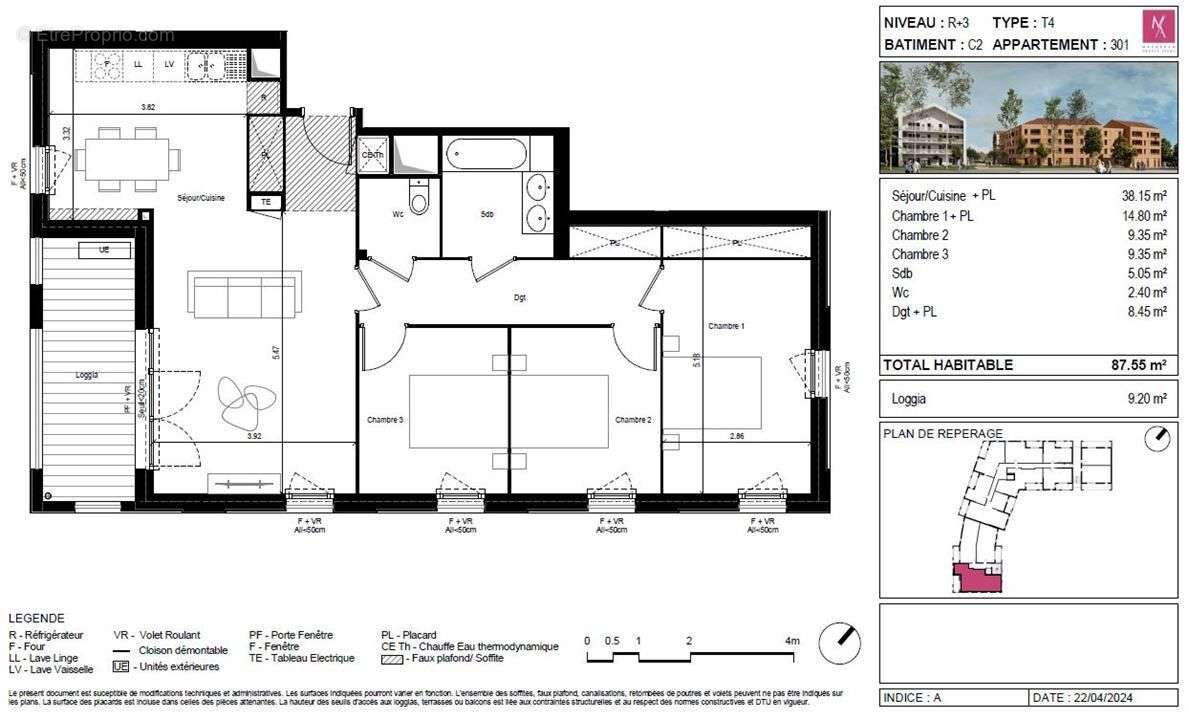 Appartement à L&#039;UNION