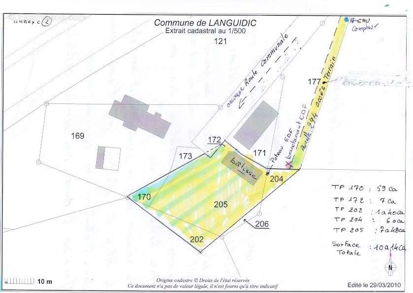 Terrain à LANGUIDIC