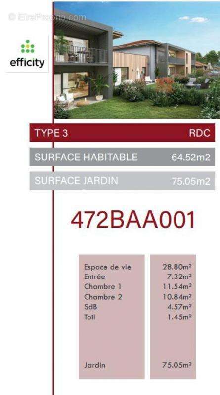 Appartement à BELLEGARDE-SUR-VALSERINE