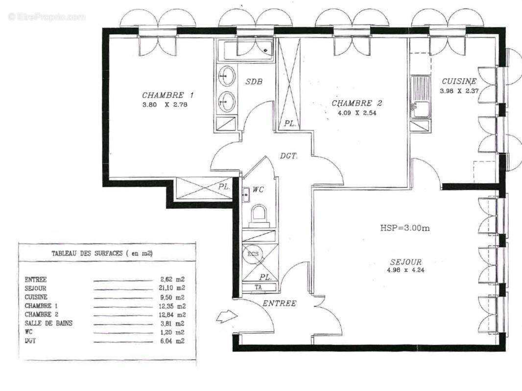 Appartement à SERRIS