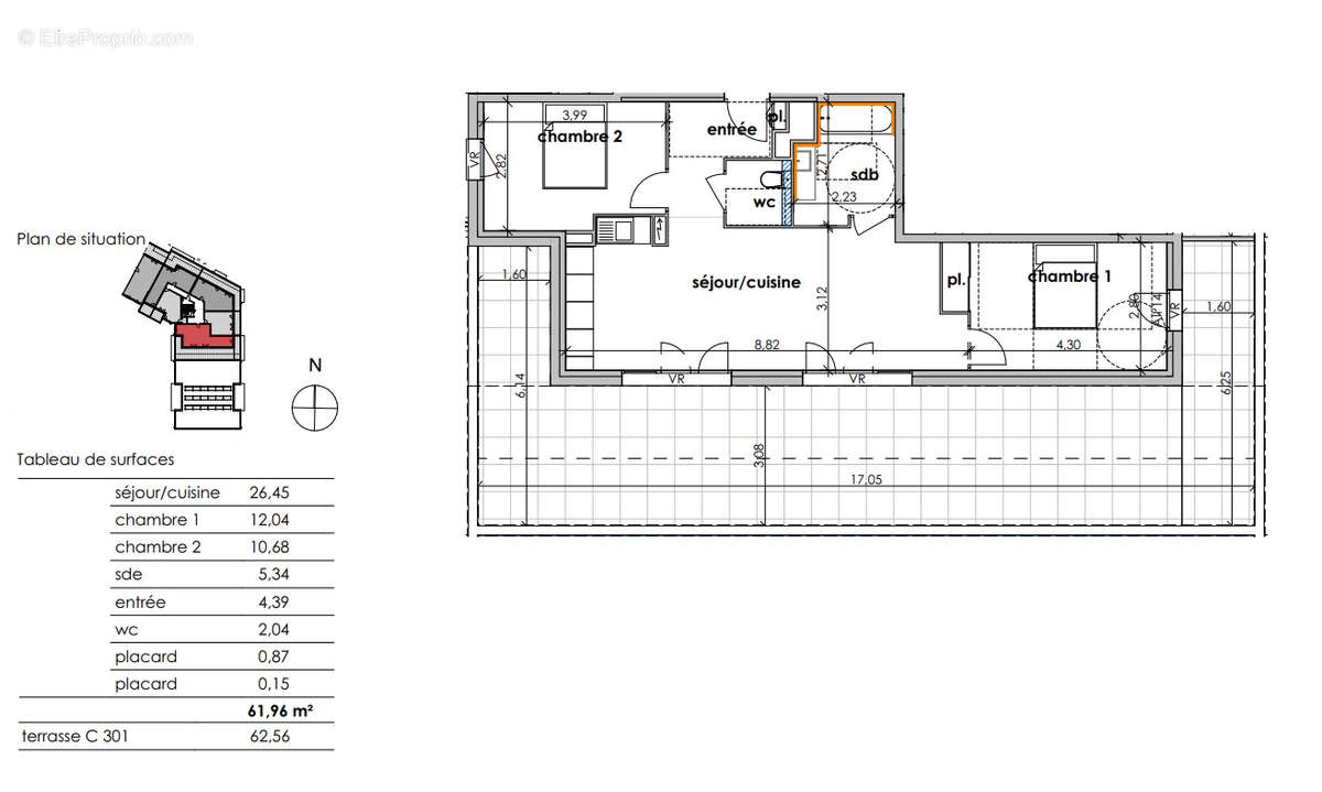 Appartement à SAUVIAN